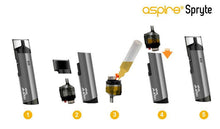 Load image into Gallery viewer, ASPIRE SPRYTE AIO KIT! Sleek 650mAh Battery