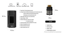 Load image into Gallery viewer, Wismec Reuleaux RX2 20700 full Kit Mod and Gnome Tank by JayBo