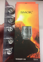 Load image into Gallery viewer, SMOK TFV8 Baby Coils V8-Q2/M2/X4/T6/T8 for TFV8 (Big) Baby Beast Tank