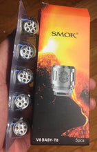 Load image into Gallery viewer, SMOK TFV8 Baby Coils V8-Q2/M2/X4/T6/T8 for TFV8 (Big) Baby Beast Tank