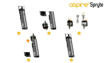 Load image into Gallery viewer, ASPIRE SPRYTE AIO KIT! Sleek 650mAh Battery