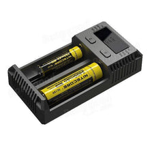 Load image into Gallery viewer, Nitecore NEW i2 Universal Smart Battery Charger 2 Slot Li-ion IMR Ni-MH Ni-cd