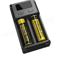 Load image into Gallery viewer, Nitecore NEW i2 Universal Smart Battery Charger 2 Slot Li-ion IMR Ni-MH Ni-cd