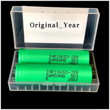 Load image into Gallery viewer, 2 SAMSUNG 18650 25R 2500mAh 35A HIGH DRAIN Rechargeable Battery