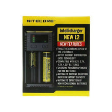 Load image into Gallery viewer, Nitecore NEW i2 Universal Smart Battery Charger 2 Slot Li-ion IMR Ni-MH Ni-cd