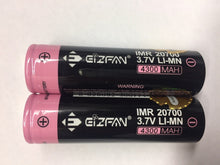 Load image into Gallery viewer, 2 x Eizfan IMR 20700 4300mAh Li-Mn Rechargeable 3.7v 30a High Drain Battery Efan