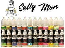 Load image into Gallery viewer, 30ML Salty Man Saltyman Solace NIC SALT Blues Juice Box SALTS SAME DAY SHIPPING